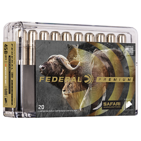 FED CAPE-SHOK 458LOTT 500GR TB BEAR CLAW 20/10 - Ammunition